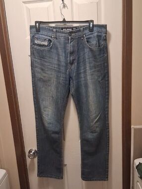 Indigo Men’s Faded Blue Straight Jeans